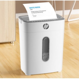 HP惠普（HP）4级保密办公家用碎纸机粉碎机 （单次6张 连续碎5分钟 15L 可碎卡碎订书针）W1505CC